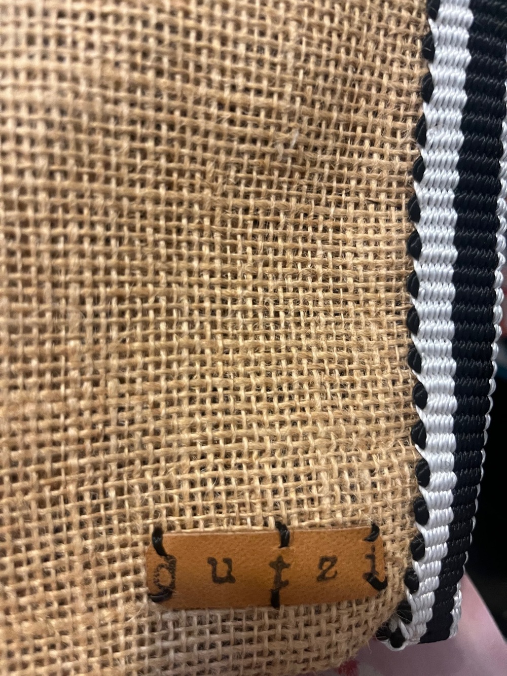 Dutzi Handcrafted Burlap
Bag - Picture 3 of 4